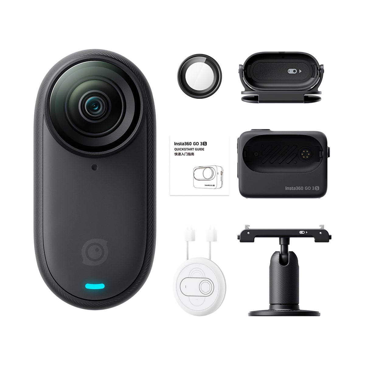 CÁMARA INSTA360 GO 3S STANDARD EDITION MIDNIGHT BLACK 128GB - 6