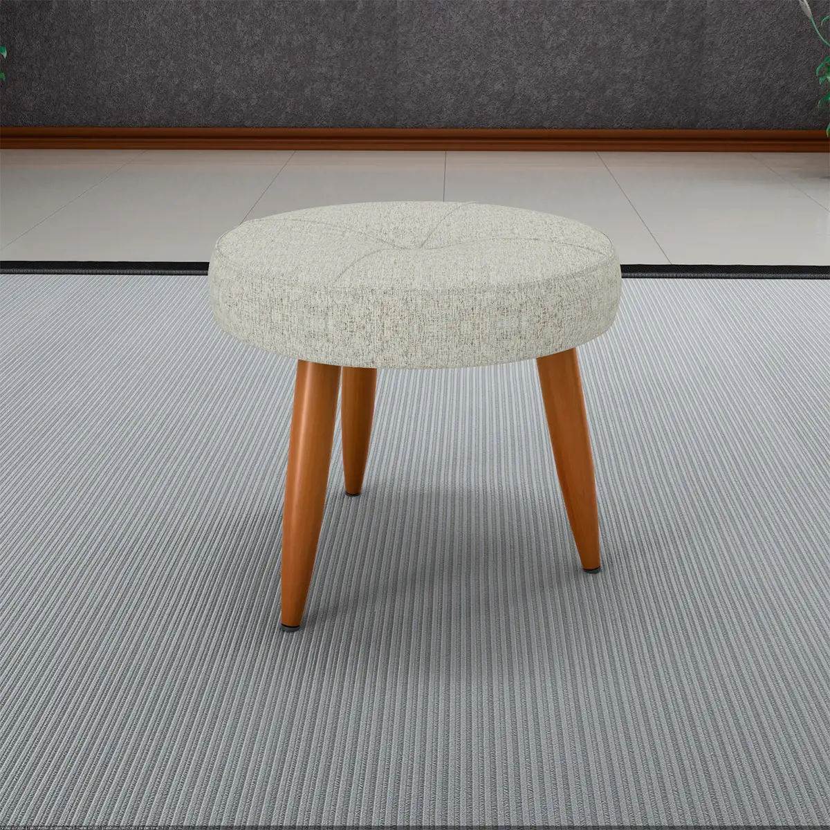 POLTRONA DECOCASA HAVANA + PUFF GRIS - 4