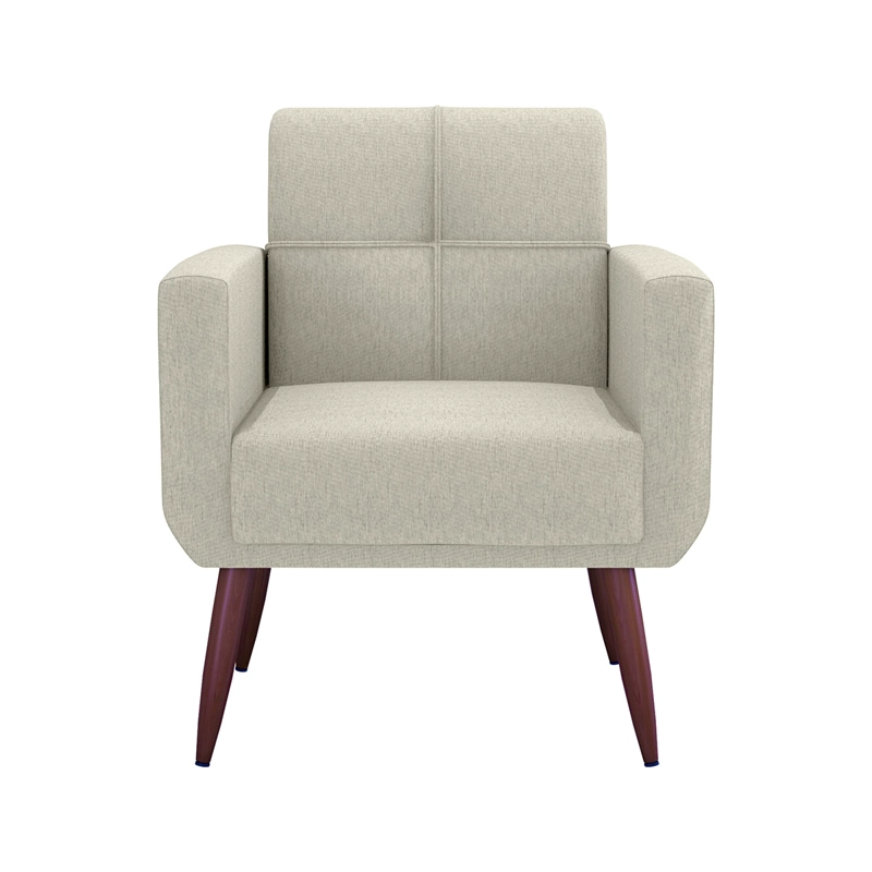 POLTRONA DECOCASA HAVANA + PUFF GRIS - 5