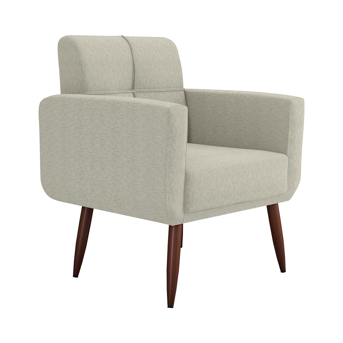 POLTRONA DECOCASA HAVANA + PUFF GRIS - 6