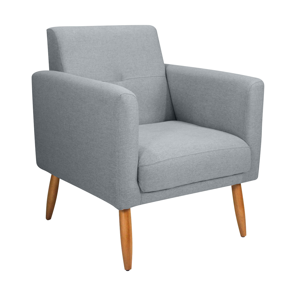 POLTRONA DECOCASA PEQUIM + PUFF GRIS - 2