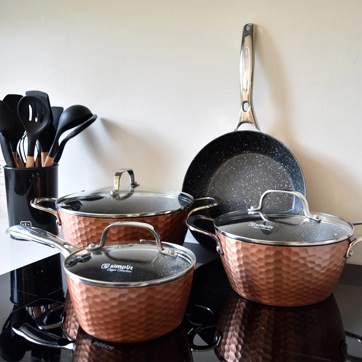 BATERÍA DE COCINA SIMPLIT COPPER 7 PZS - 1