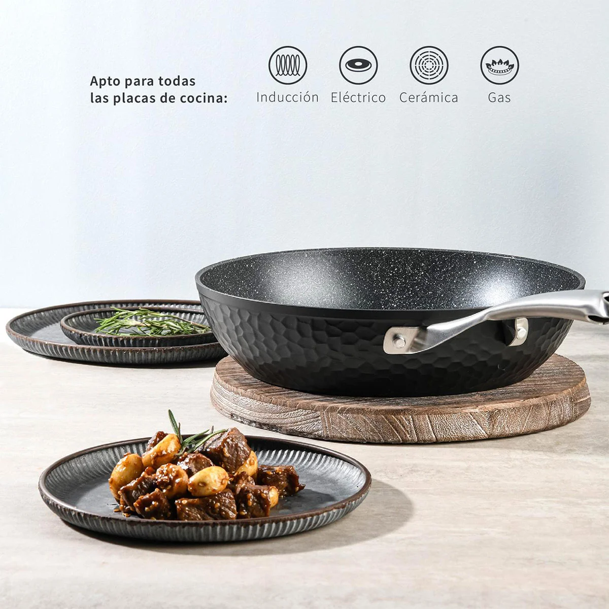 BATERÍA DE COCINA SIMPLIT BLACK COPPER 7 PZS - 3