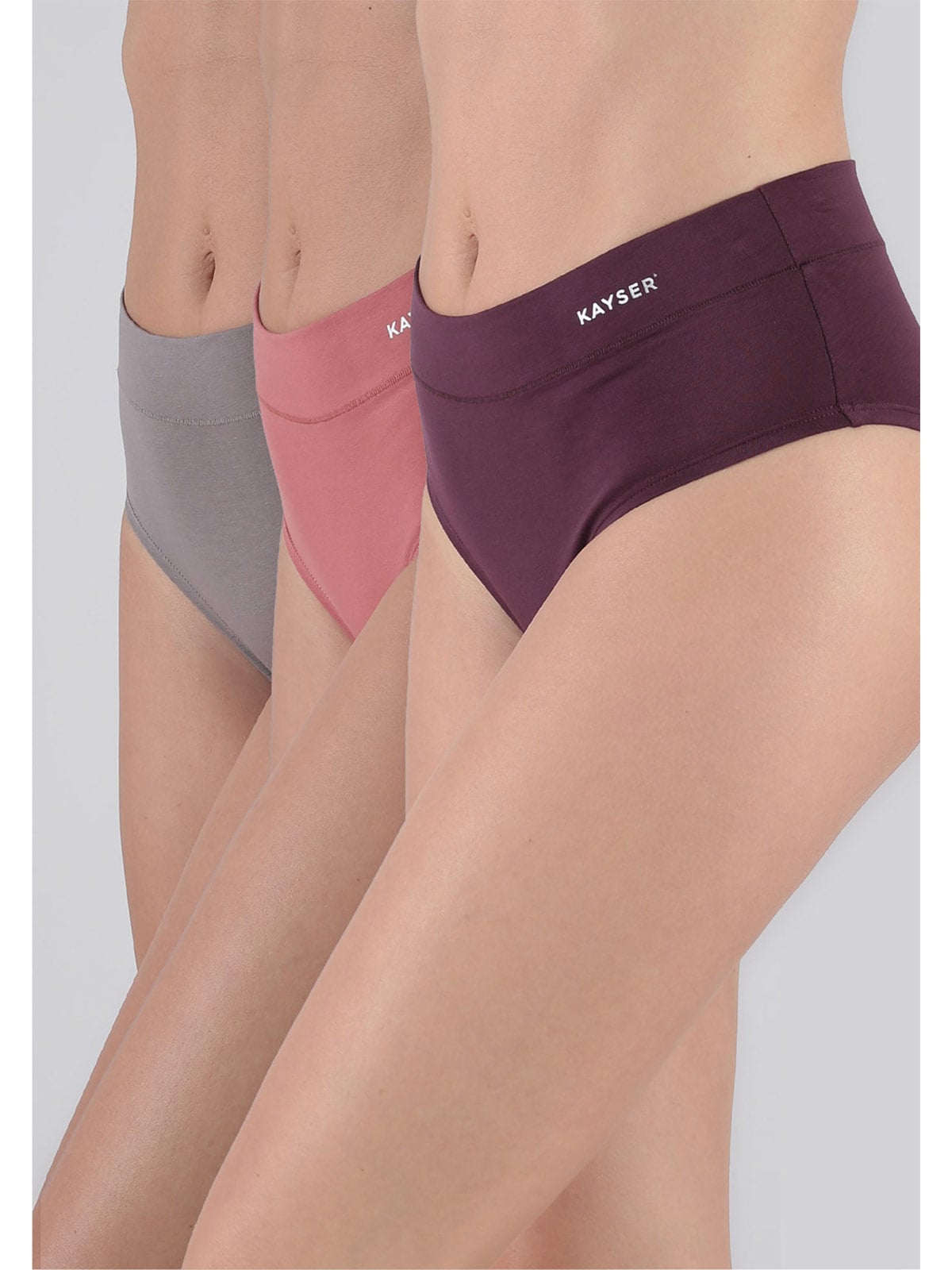 CALZÓN KAYSER PACK X3 ALGODÓN HI-LEGGS - 1
