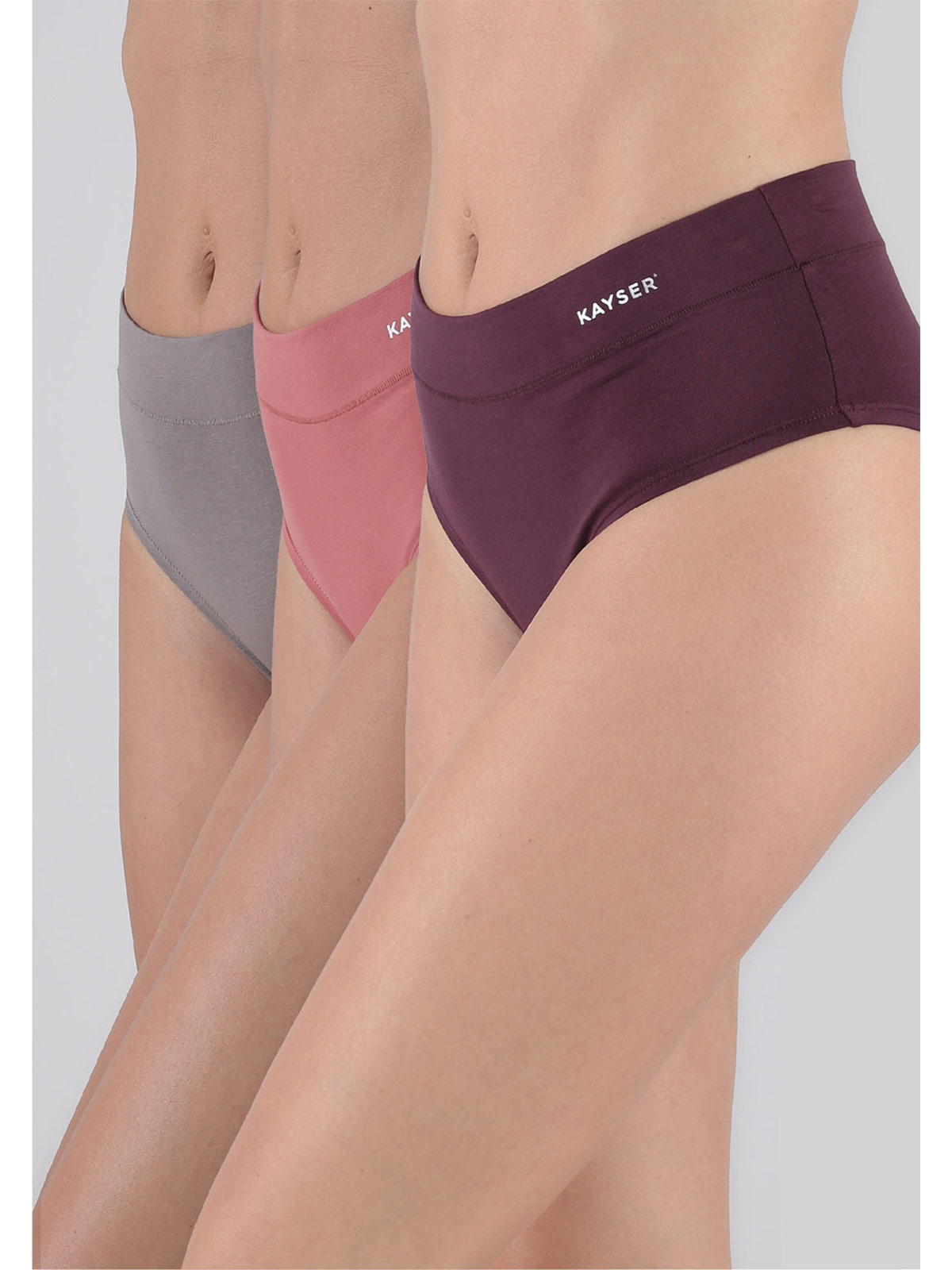 CALZÓN KAYSER PACK X3 ALGODÓN HI-LEGGS - 1