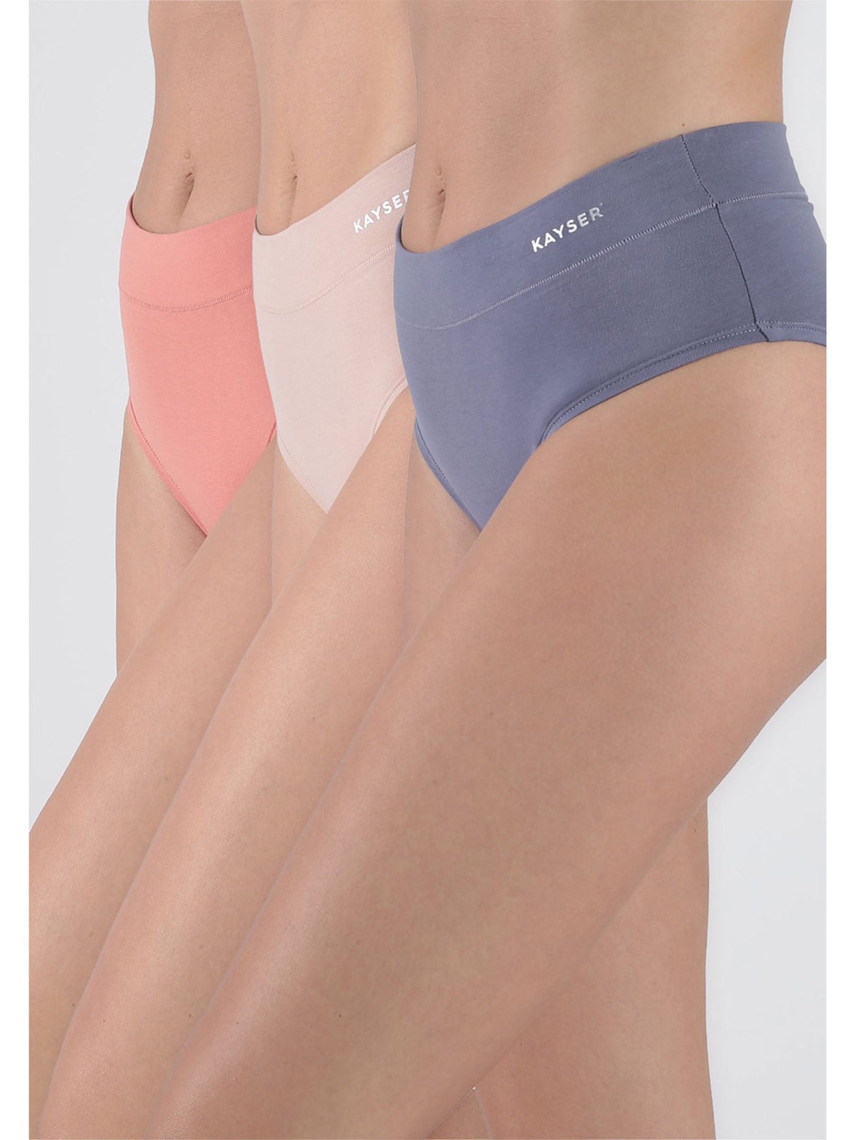 CALZÓN KAYSER PACK X3 ALGODÓN HI-LEGGS - 1