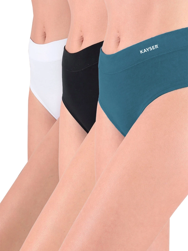 CALZÓN KAYSER PACK X3 ALGODÓN HI-LEGGS - 1