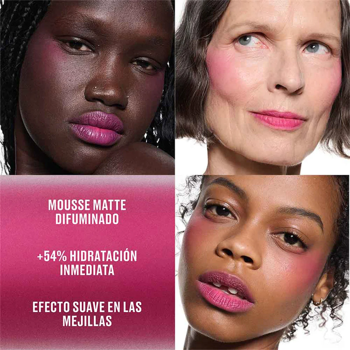 LABIAL LÍQUIDO MAC POWDER KISS LIP & CHEEK MOUSE M·A·CSMASH 5ML - 3