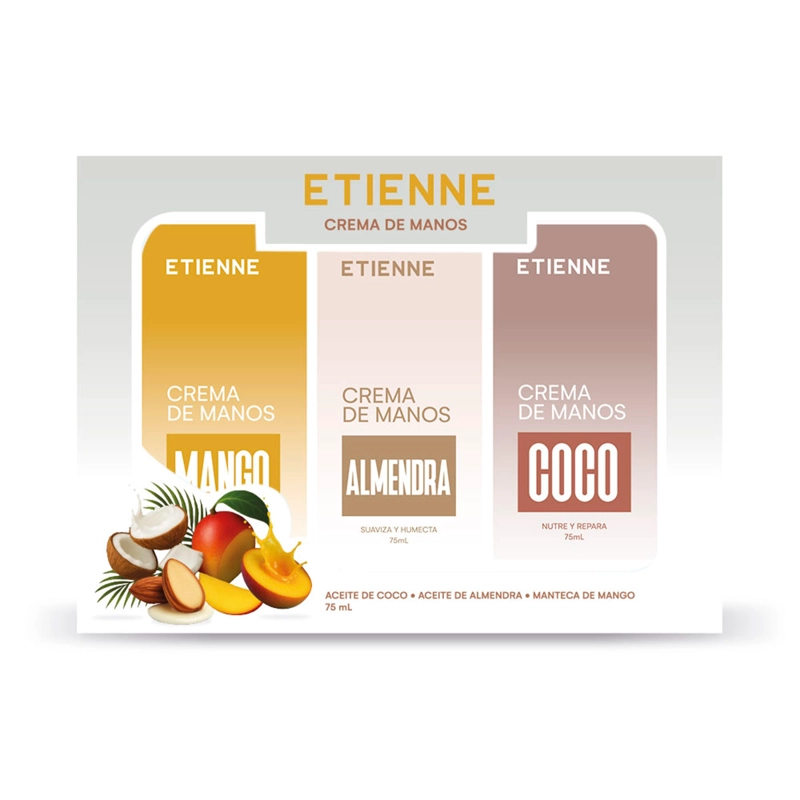SET CREMA DE MANOS ETIENNE 75ML - 2