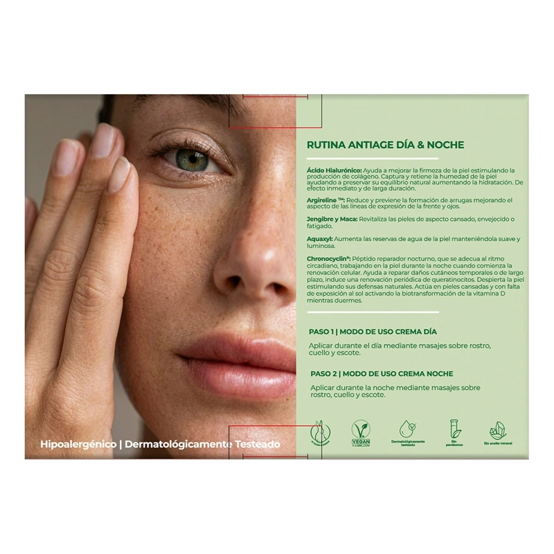 ESTUCHE ANTIEDAD NATURALOE CREMA DÍA Y NOCHE SPF30 50ML+50ML - 2