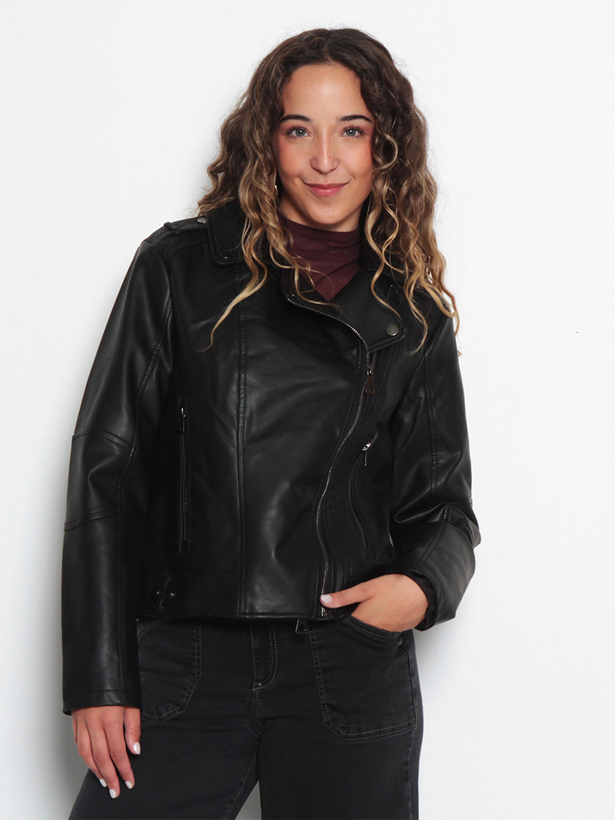 CHAQUETA MUJER WADOS MANGA LARGA MOTOQUERA - 2