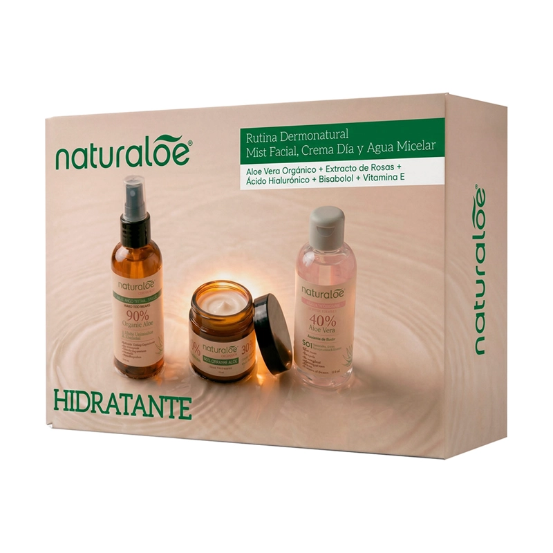 ESTUCHE NATURALOE MIST 140ML- AGUA MICELAR 140ML+CREMA 50ML SPF30 - 1