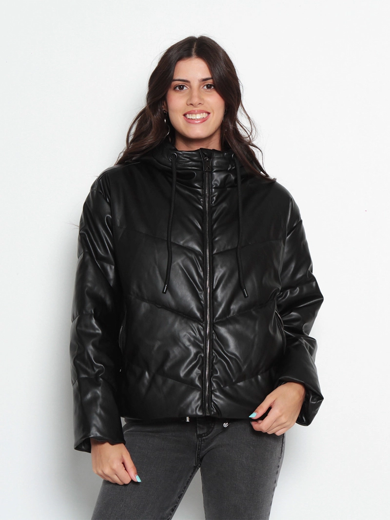 PARKA MUJER WADOS MANGA LARGA PUFFER CAPUCHA - 2