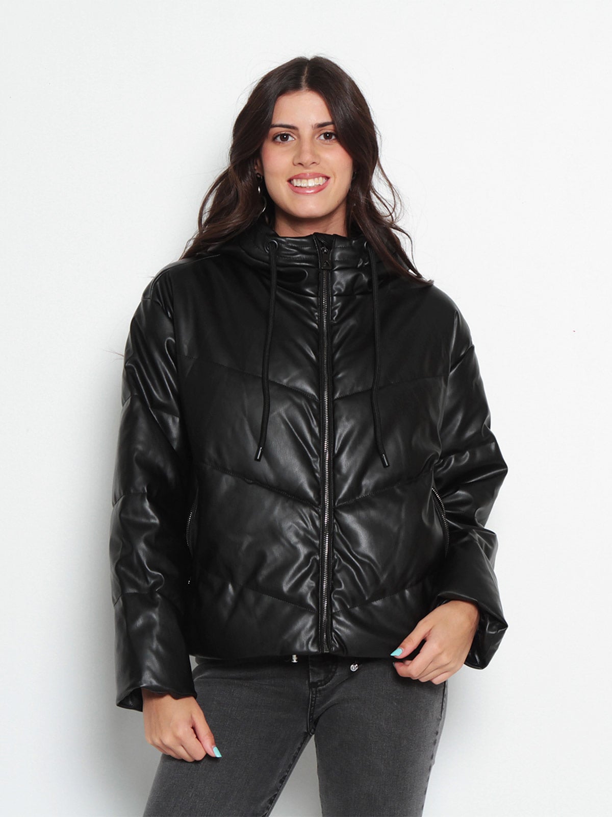 PARKA MUJER WADOS MANGA LARGA PUFFER CAPUCHA - 2