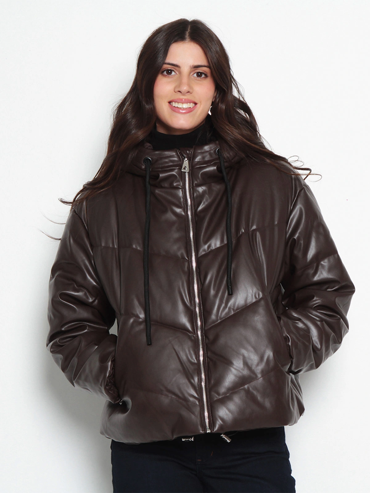 PARKA MUJER WADOS MANGA LARGA PUFFER CAPUCHA - 2