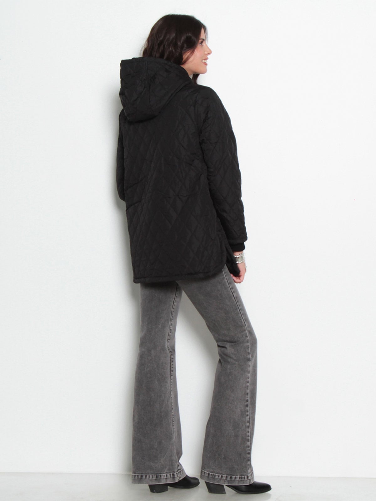 PARKA MUJER WADOS MANGA LARGA QUILT CAPUCHA - 3