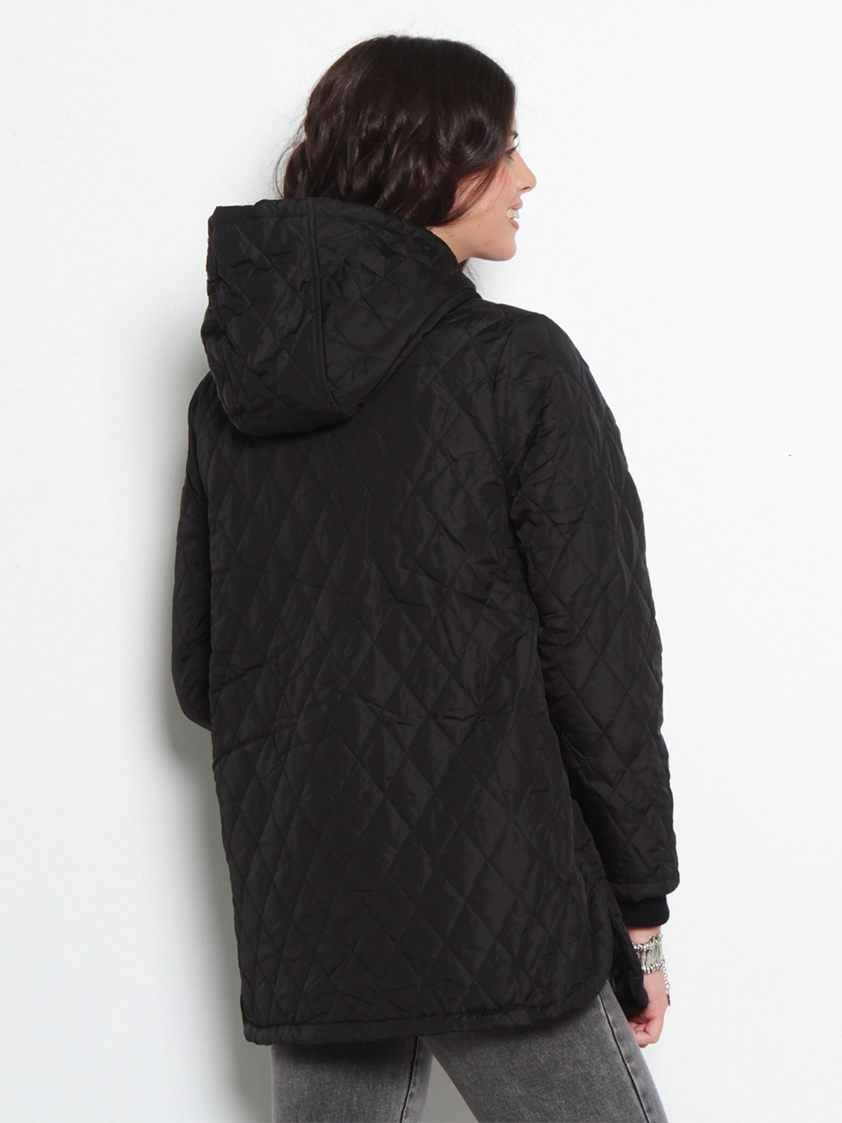 PARKA MUJER WADOS MANGA LARGA QUILT CAPUCHA - 4