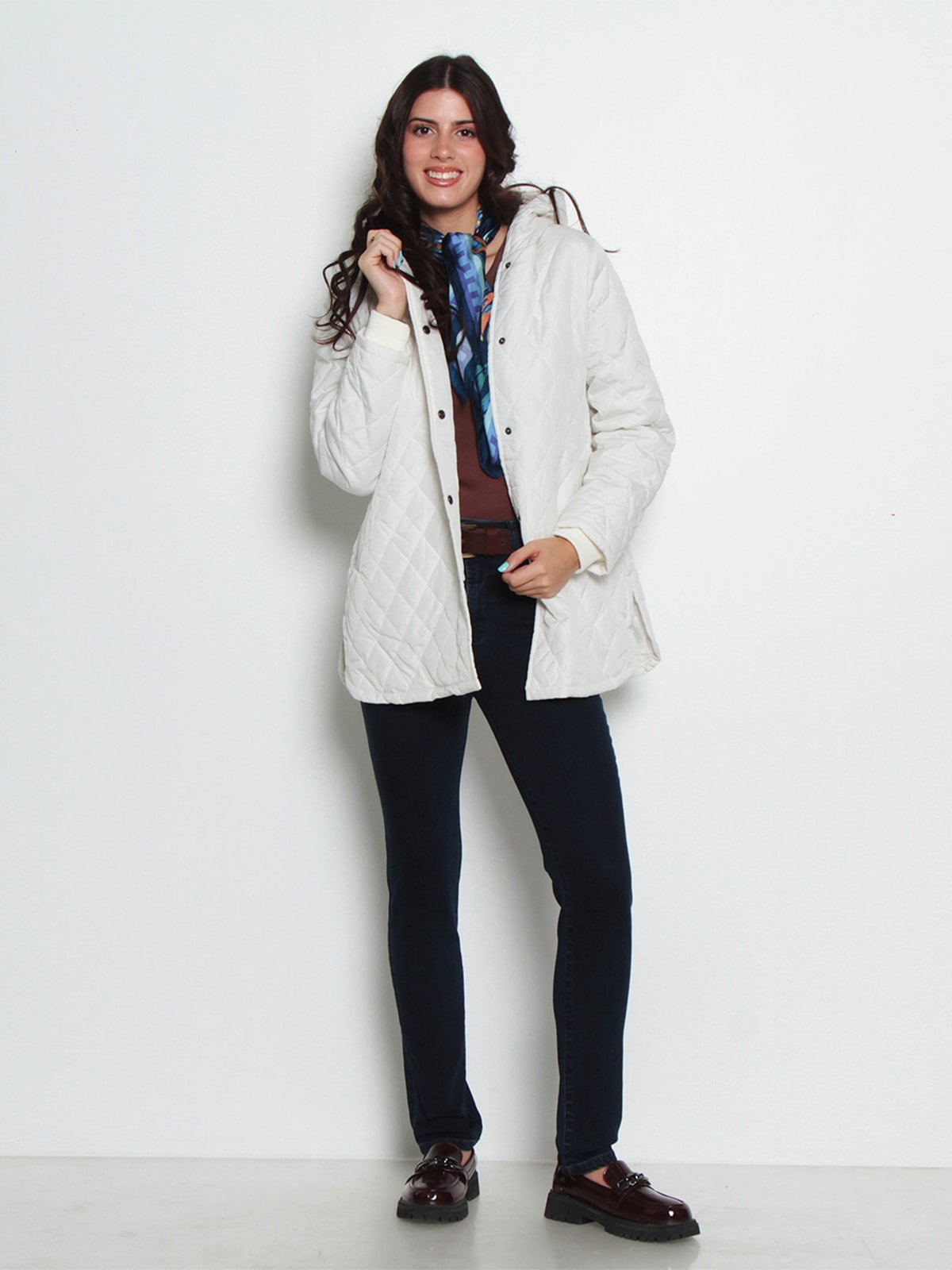 PARKA MUJER WADOS MANGA LARGA QUILT CAPUCHA - 1