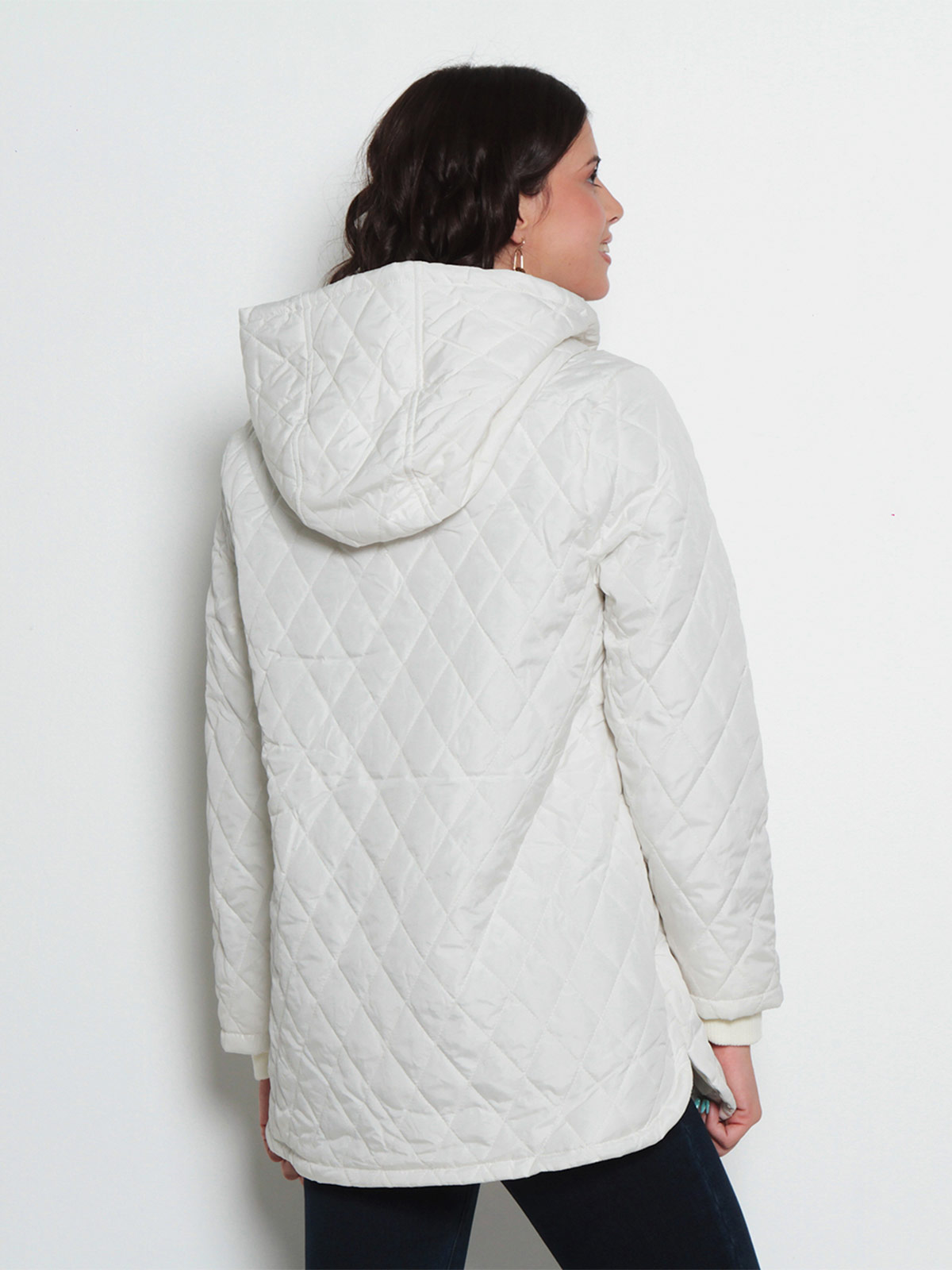 PARKA MUJER WADOS MANGA LARGA QUILT CAPUCHA - 4