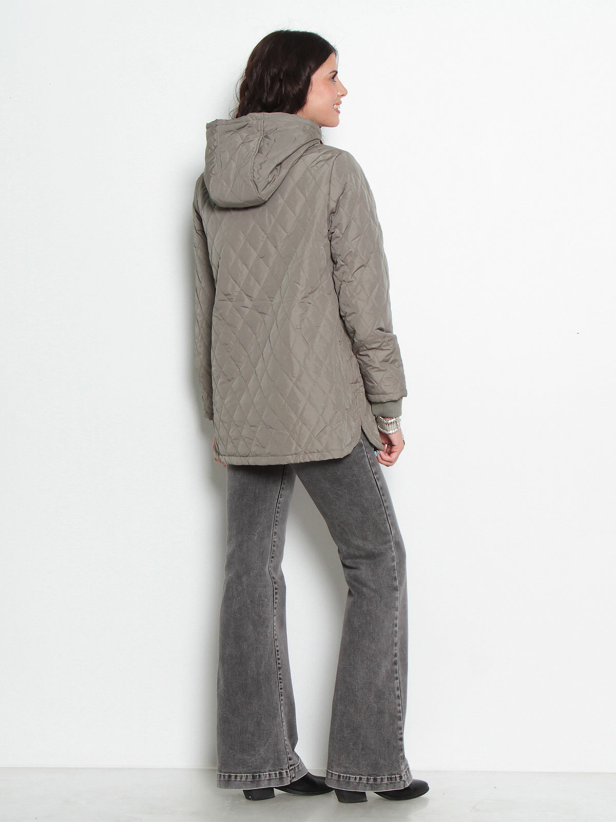 PARKA MUJER WADOS MANGA LARGA QUILT CAPUCHA - 3