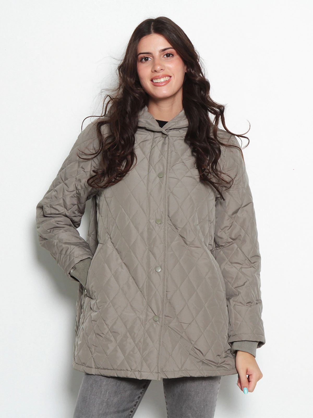 PARKA MUJER WADOS MANGA LARGA QUILT CAPUCHA - 2