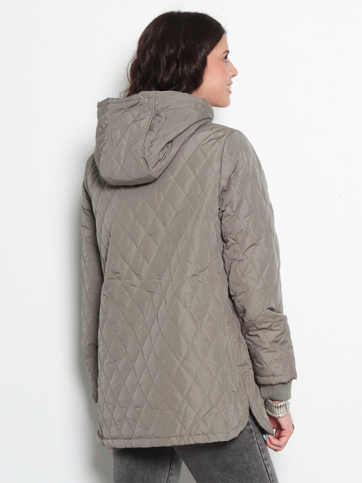 PARKA MUJER WADOS MANGA LARGA QUILT CAPUCHA - 4
