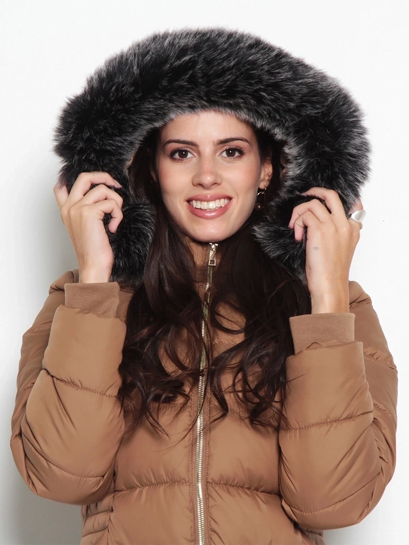 PARKA MUJER WADOS MANGA LARGA CAPUCHA Y CIERRE - 6