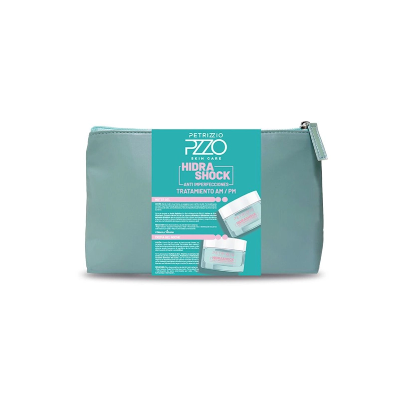 SET DE CREMAS PETRIZZIO HIDRA SHOCK ANTI-IMPERFECCIONES 50ML+50ML+CLUTCH - 3