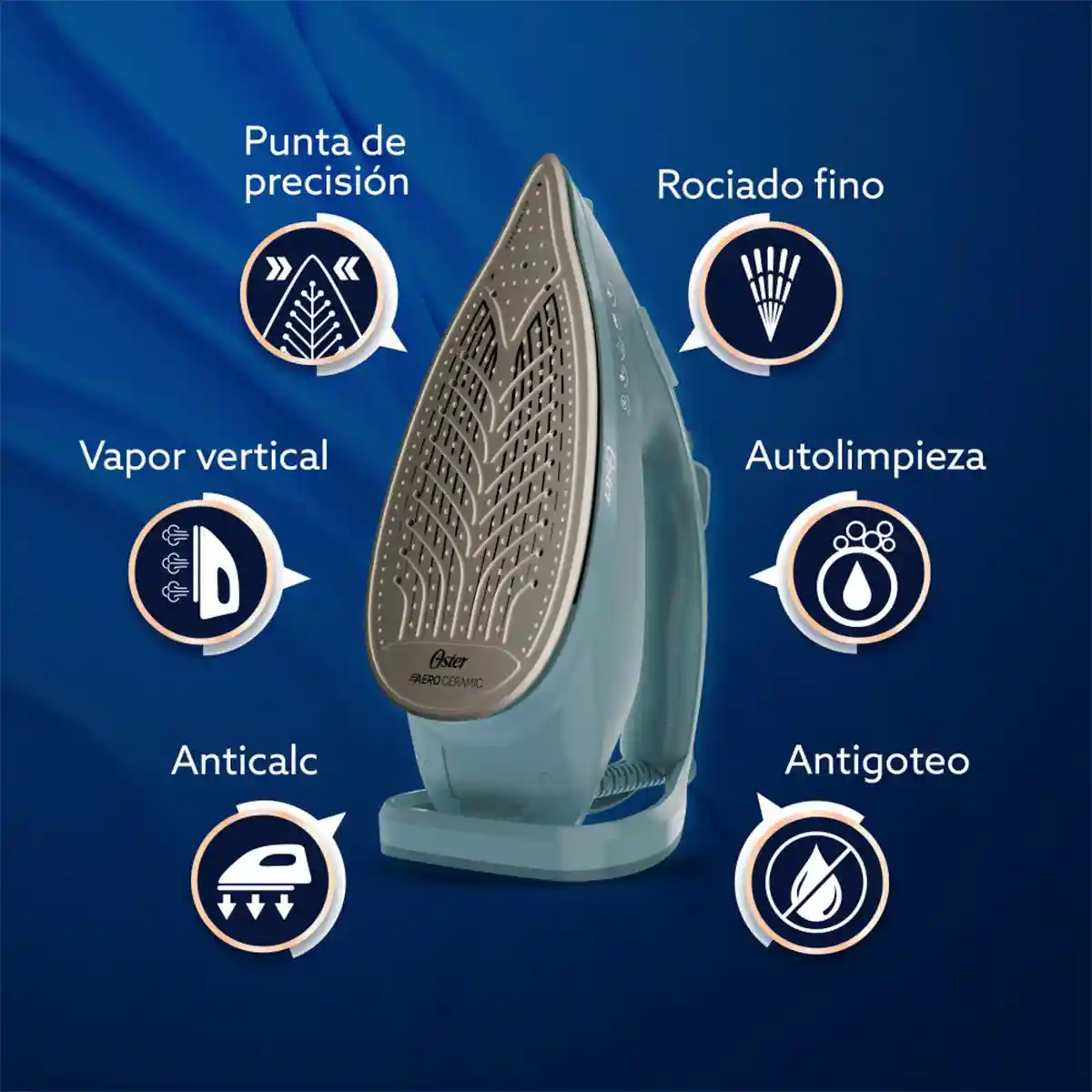 PLANCHA OSTER 2200W 7402 - 6