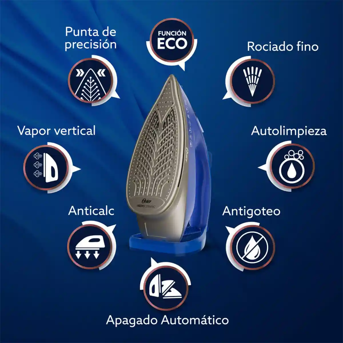 PLANCHA OSTER 2200W 7801 - 7