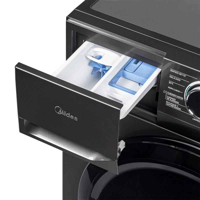 LAVADORA CARGA FRONTAL MIDEA MF110W120B/T 12KG GRAFITO - 5