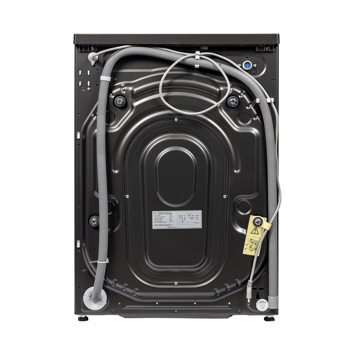 LAVADORA CARGA FRONTAL MIDEA MF110W120B/T 12KG GRAFITO - 6