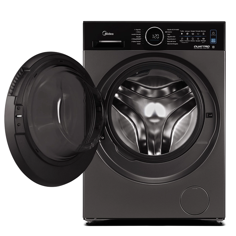 LAVADORA SECADORA MIDEA MF210D160WB/T 16KG 11KG GRAFITO - 2