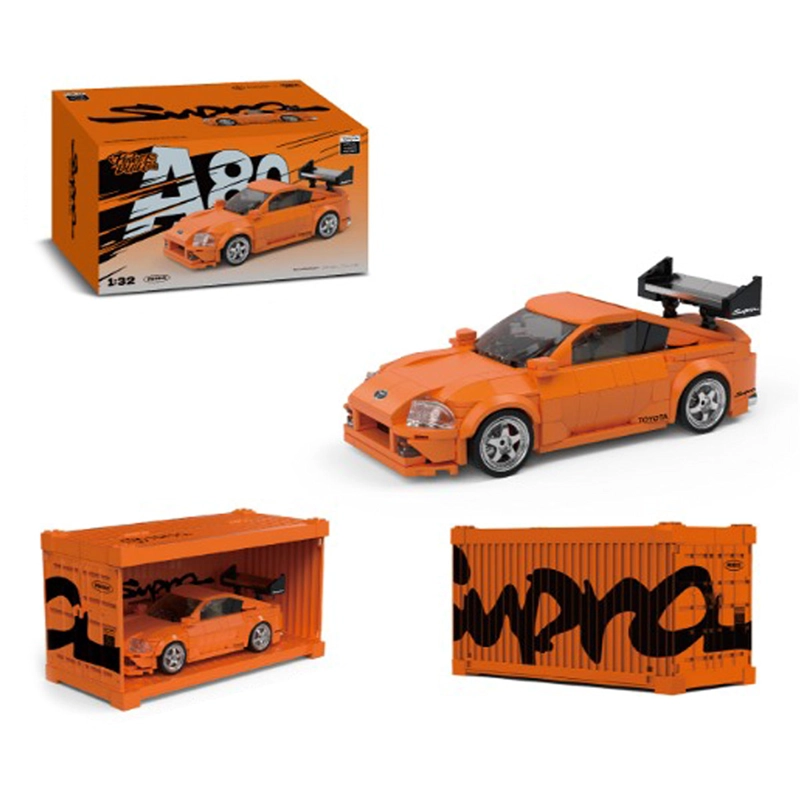 AUTO DE JUGUETE TOYOTA SUPRA A80 ARMABLE 1:32 - 1