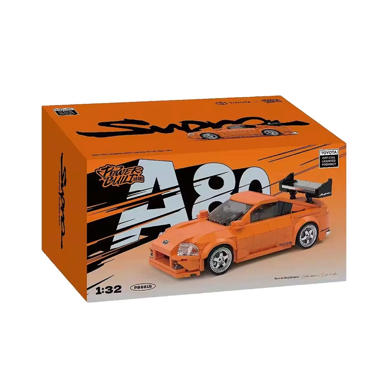 AUTO DE JUGUETE TOYOTA SUPRA A80 ARMABLE 1:32 - 3