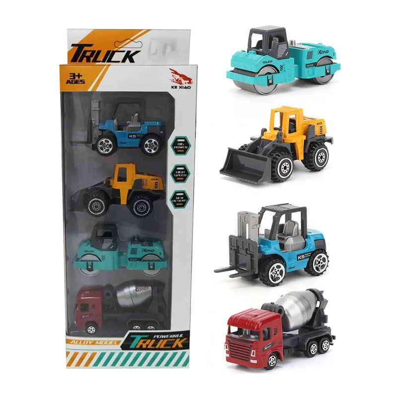 SET 4 VEHÍCULOS ULTRA TOYS CONSTRUCCIÓN