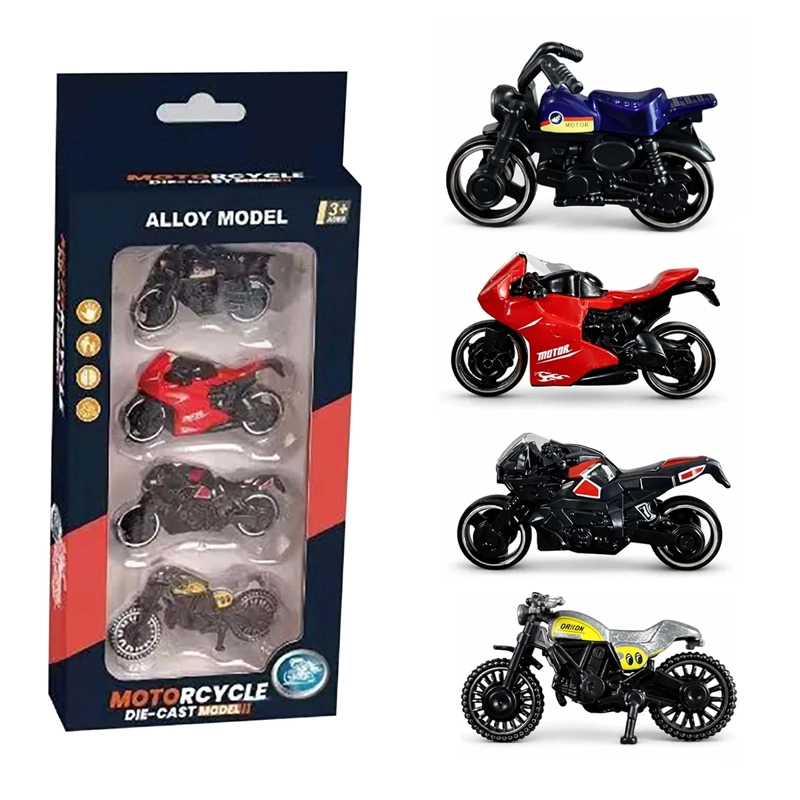 SET 4 MOTOCICLETAS ULTRA TOYS 1:64 - 1