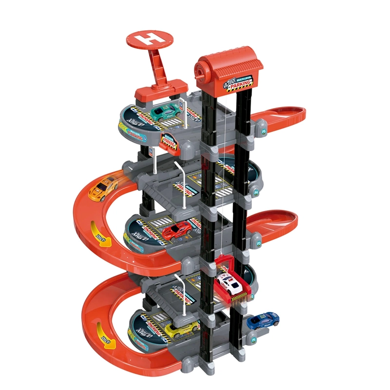 SET DE JUEGO ULTRAX GARAGE CON 3 AUTOS Y HELICÓPTERO - 1
