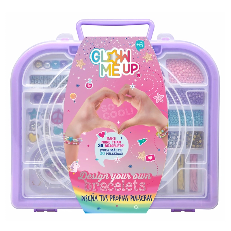 JUGUETE DE BELLEZA GLOW ME UP MALETA PARA ARMAR PULSERAS - 2