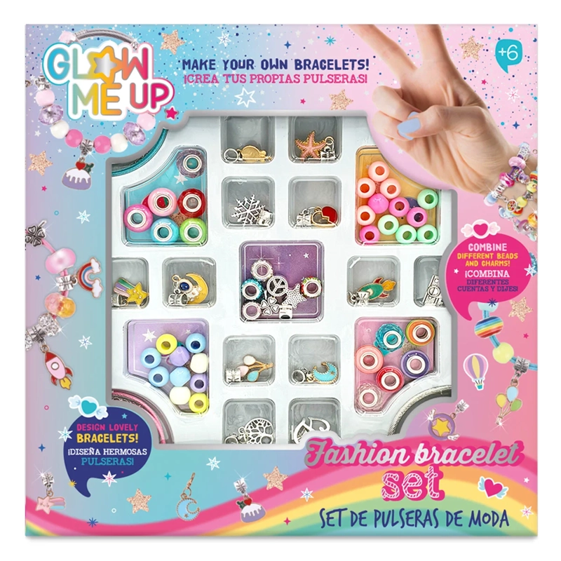 JUGUETE DE BELLEZA GLOW ME UP SET DE CUENTAS PARA PULSERAS - 2