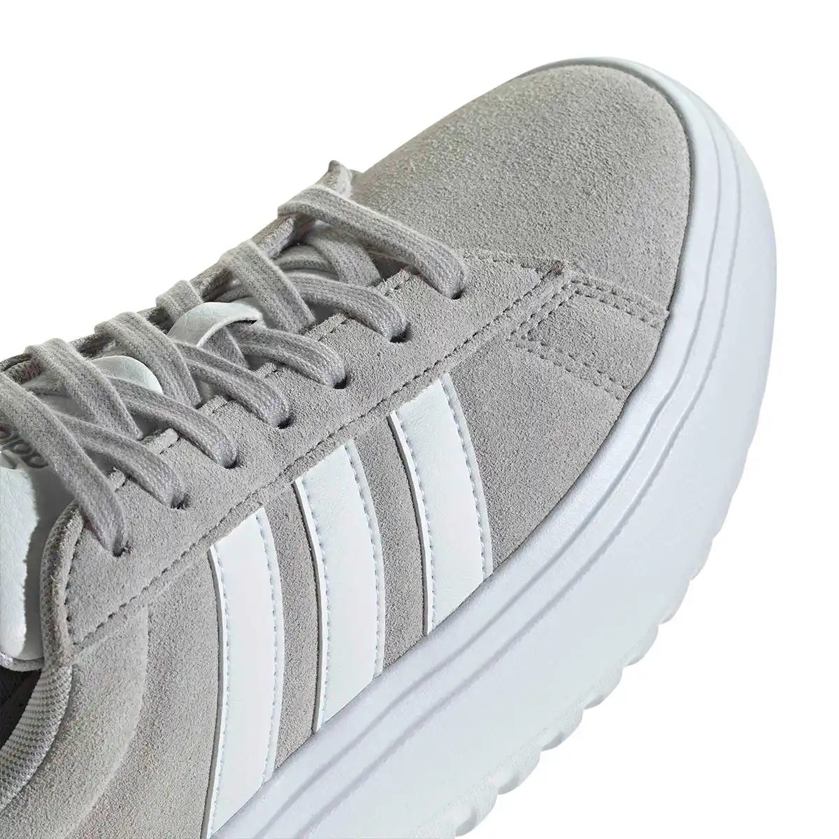 ZAPATILLAS MUJER ADIDAS URBANO GRIS GRAND COURT PLATFORM - 7