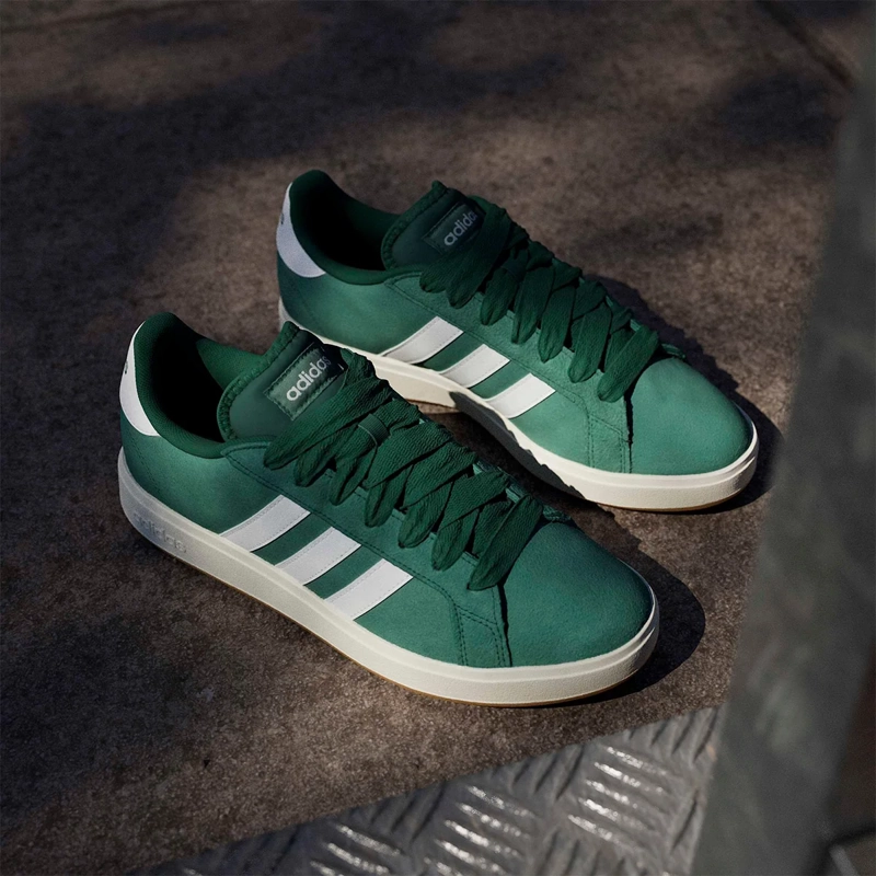 ZAPATILLAS HOMBRE ADIDAS URBANO VERDE GRAND COURT BASE 00S - 10