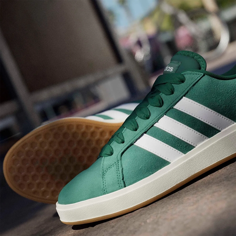 ZAPATILLAS HOMBRE ADIDAS URBANO VERDE GRAND COURT BASE 00S - 15