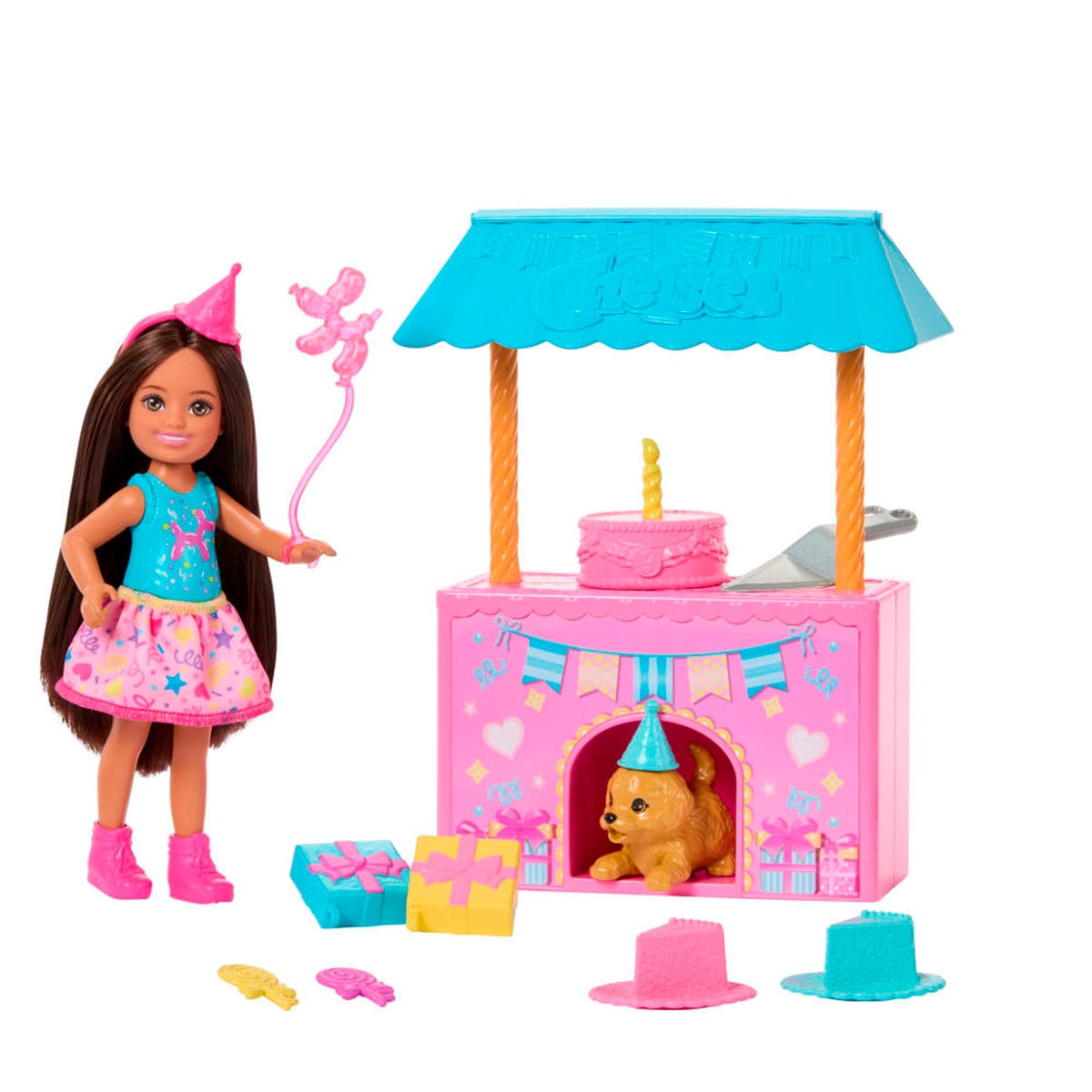 MUÑECA BARBIE CHELSEA SET FIESTA CUMPLEAÑOS  - 1