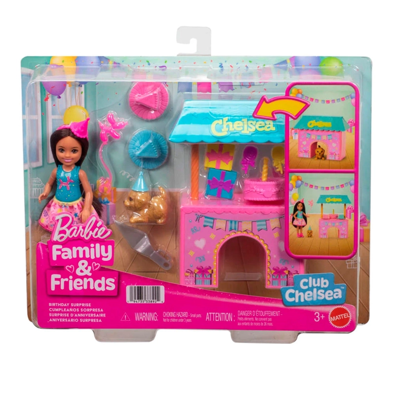 MUÑECA BARBIE CHELSEA SET FIESTA CUMPLEAÑOS  - 6