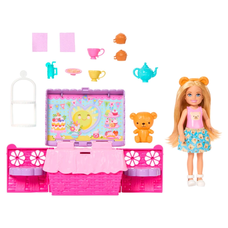 MUÑECA BARBIE CHELSEA SET FIESTA TÉ - 1