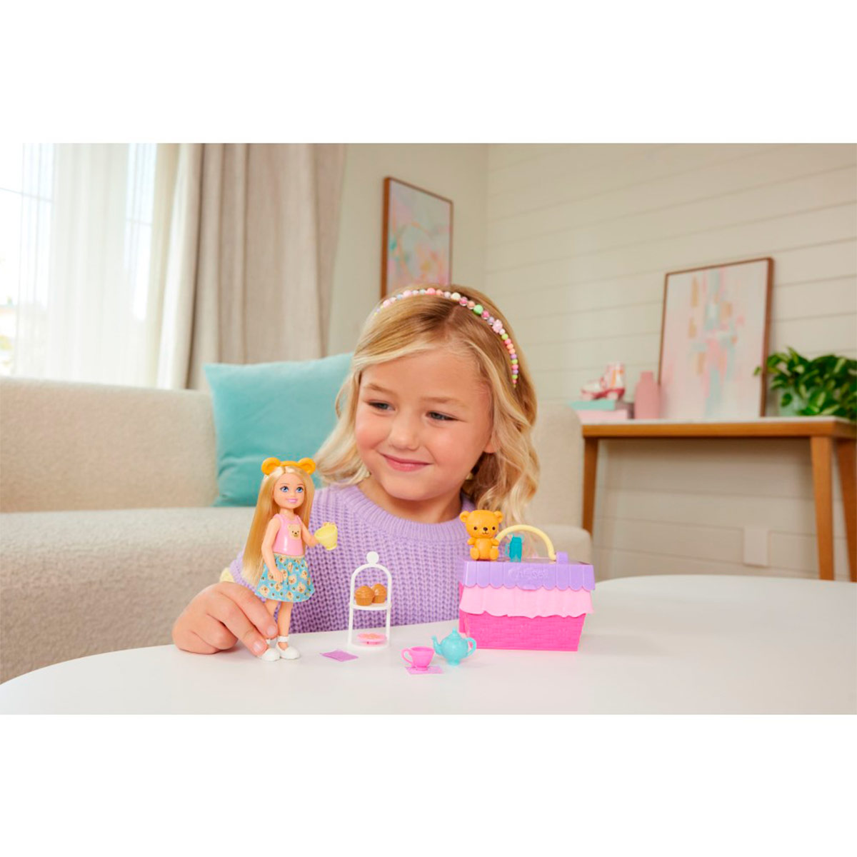 MUÑECA BARBIE CHELSEA SET FIESTA TÉ - 2