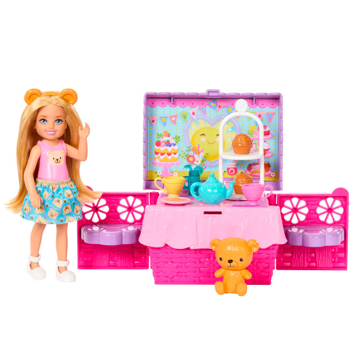 MUÑECA BARBIE CHELSEA SET FIESTA TÉ - 4