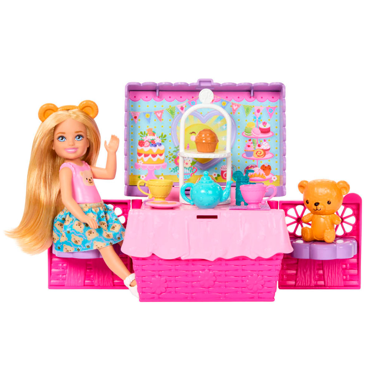 MUÑECA BARBIE CHELSEA SET FIESTA TÉ - 8