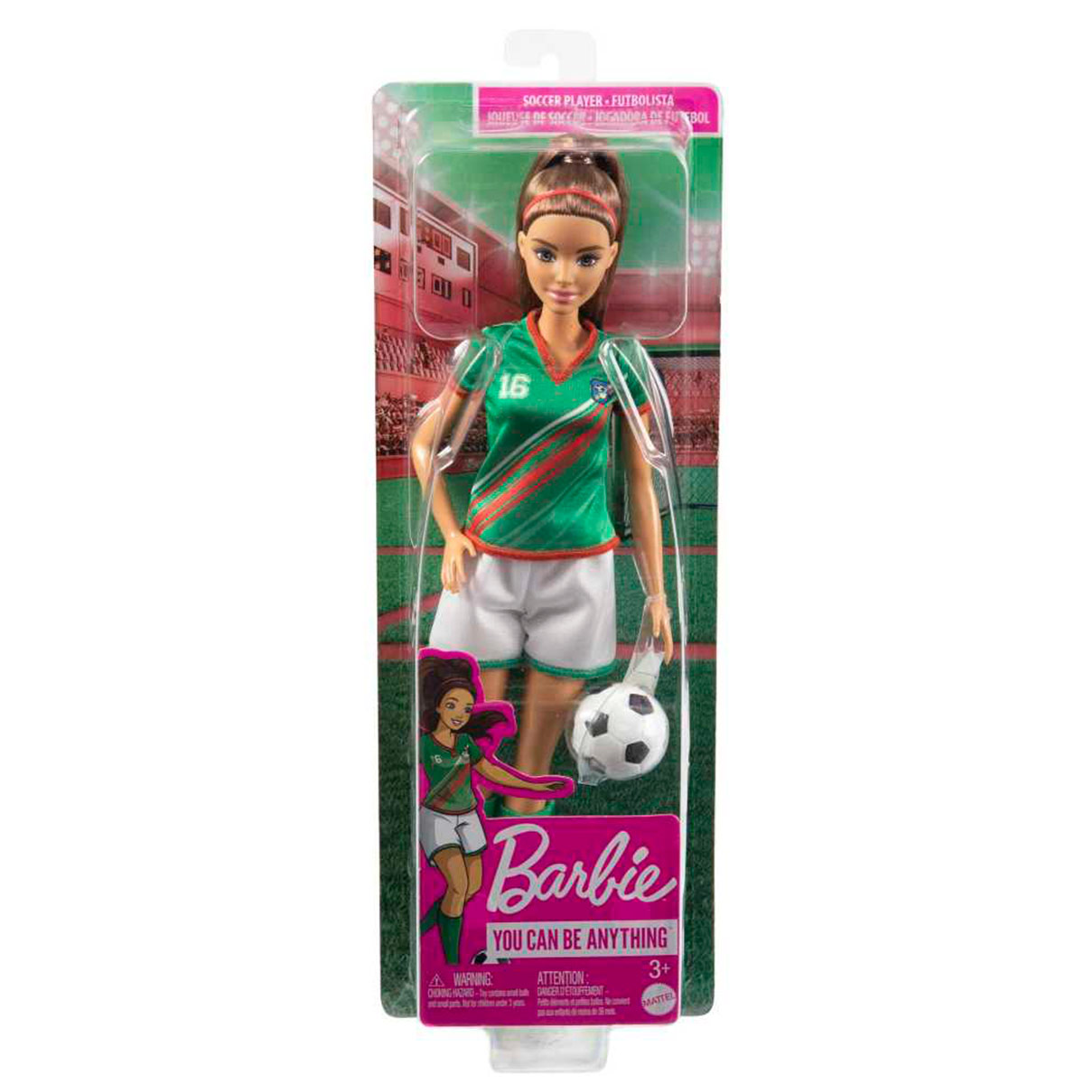 MUÑECA BARBIE PROFESIONES FUTBOLISTA  - 6